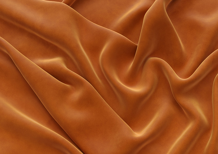 Odessa Velvet, Rust - Roman Blind - Image 4